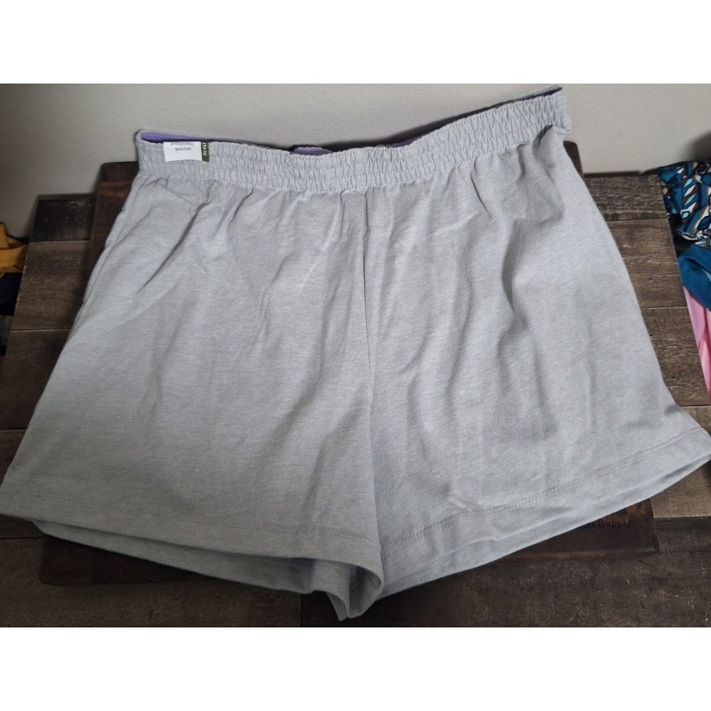 Wonder Nation Girls Size XL 14 16 Gray Kid Tough Athletic Shorts Elastic Waist